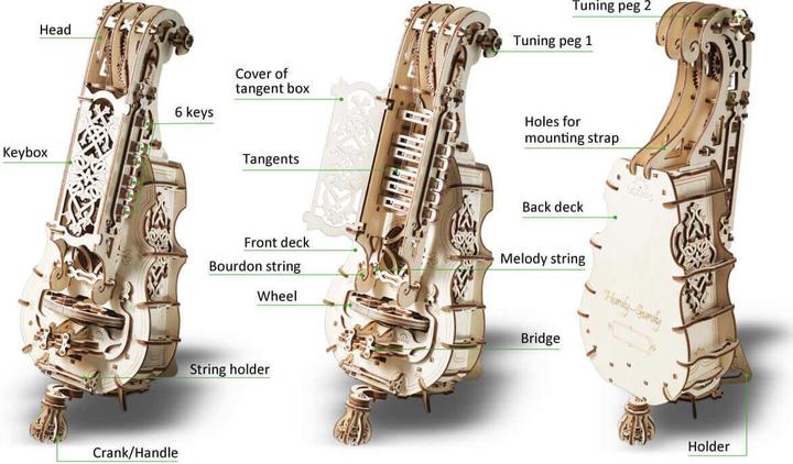 Immagine prodotto Ugears Hurdy Gurdy (Hurdy Gurdy Gurdy) Hurdy Gurdy (Hurdy Gurdy Gurdy)