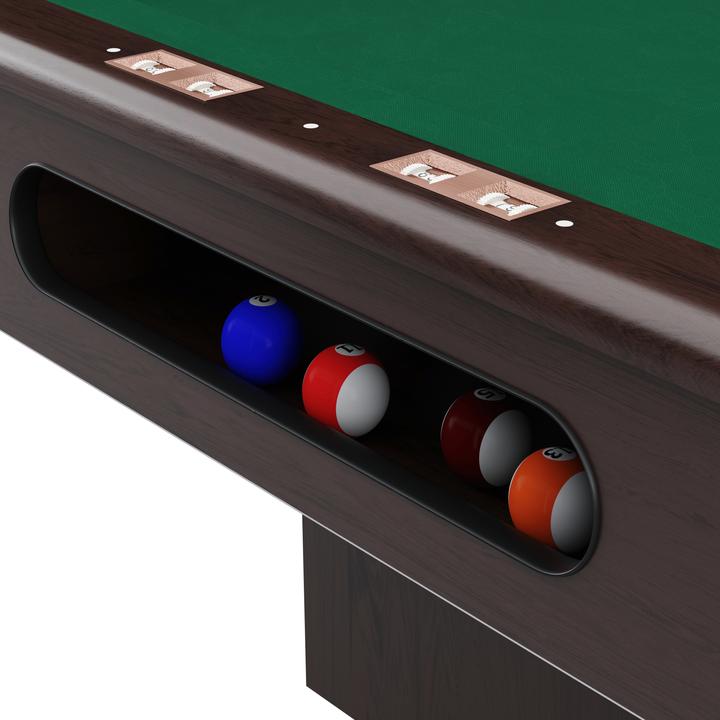 Produktbild Automaten Hoffmann Billardtisch Club Pro III Dekor Nussbaum (198 x 99 cm)