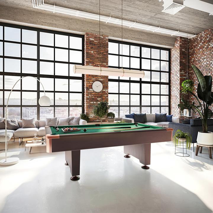 Produktbild Automaten Hoffmann Billardtisch Club Pro III Dekor Nussbaum (198 x 99 cm)