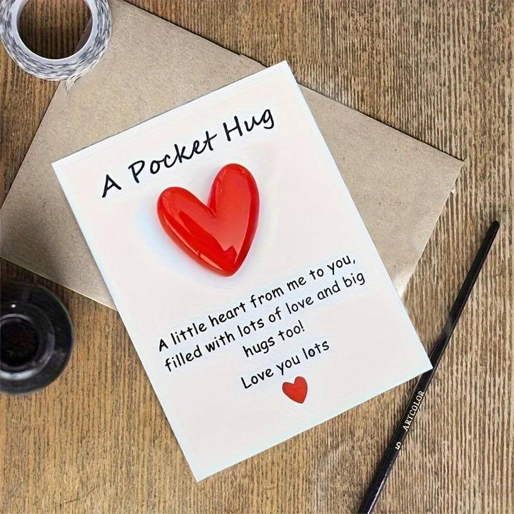 Image du produit PhoneLook Pocket Hug Petite carte de voeux mignonne pour des salutations bienveillantes