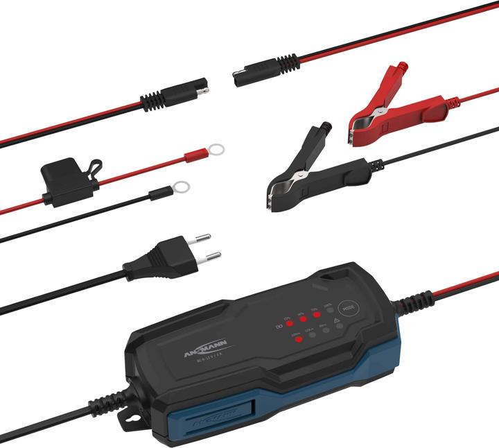 Immagine prodotto Ansmann Caricabatterie per batterie al piombo BC 6-12V / 2 A (6V, 12V, 2 A)