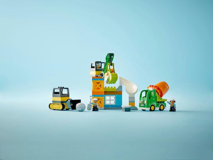 Actual product image LEGO 10990 Construction site with construction vehicles (10990)