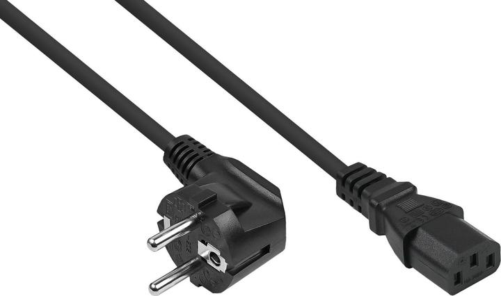 Kabelmeister Power extension cord Plug C14/C13 black 0.5m (0.50 m, C13)