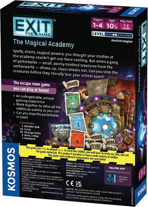 Actual product image Kosmos EXIT 21: The Magical Academy (EN) (KOS01888) (English)