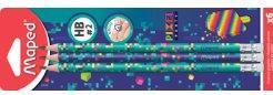 Actual product image Magni Pencil PIXEL PARTY HB eraser head 6s (HB, 6 x)