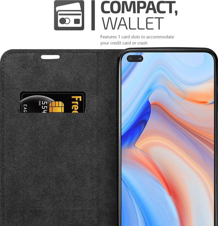 Immagine prodotto Cadorabo Copertina magnetica invisibile del libro (Oppo Reno 4 Z 5G)