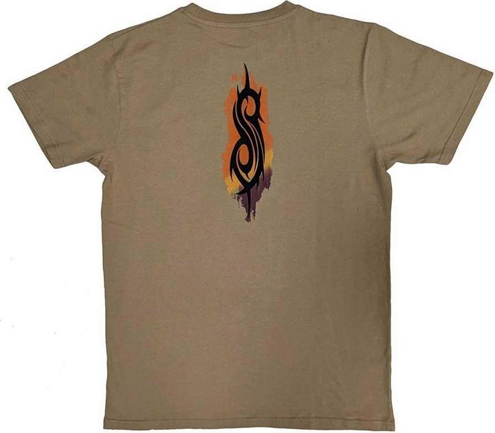 Actual product image Slipknot Unisex Adult The End, So Far Grid Photos Back Print T-Shirt (S)