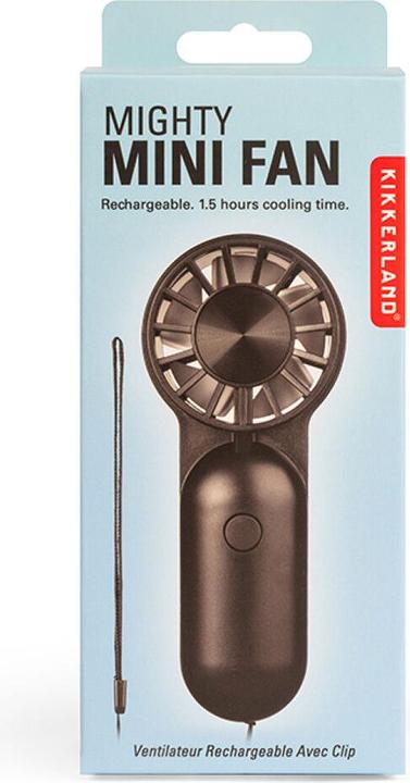 Immagine prodotto Kikkerland - Mighty Mini Fan - 4.5 cm x 10.5 cm x 3.25 cm