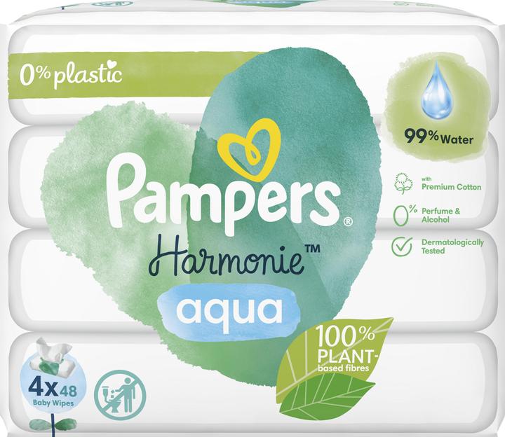 Image du produit Pampers Harmonie Aqua (192 pièce(s))