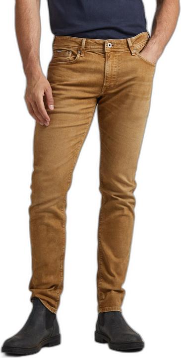 Actual product image Pepe Jeans Stanley Colour Denim Tapered Fit Camel