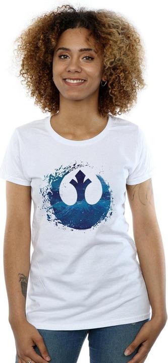 Immagine prodotto Star Wars The Rise Of Skywalker Resistance Symbol Wave Maglietta Donna (L)