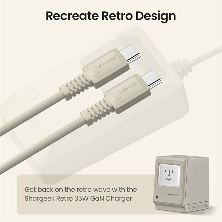 Produktbild Sharge Retro (1.20 m, USB 2.0, 100 W)