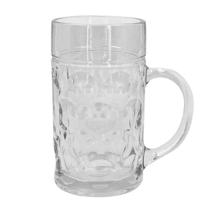 Image du produit Boland Oktoberfest Mass Bierglas Humpen 1 Liter aus Glas (1 l, 1 x)