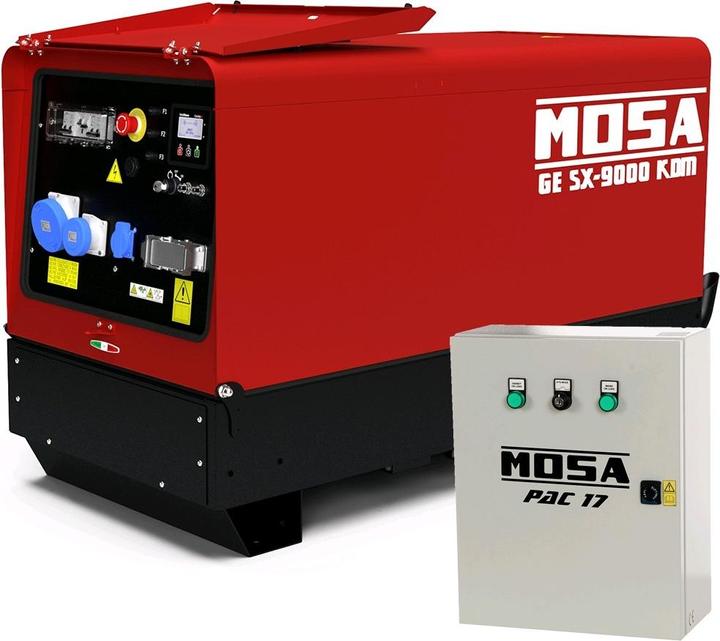 Image du produit Mosa GE SX9000 KDM Groupe électrogène diesel silencieux 83 kW avec ATS (38 l)