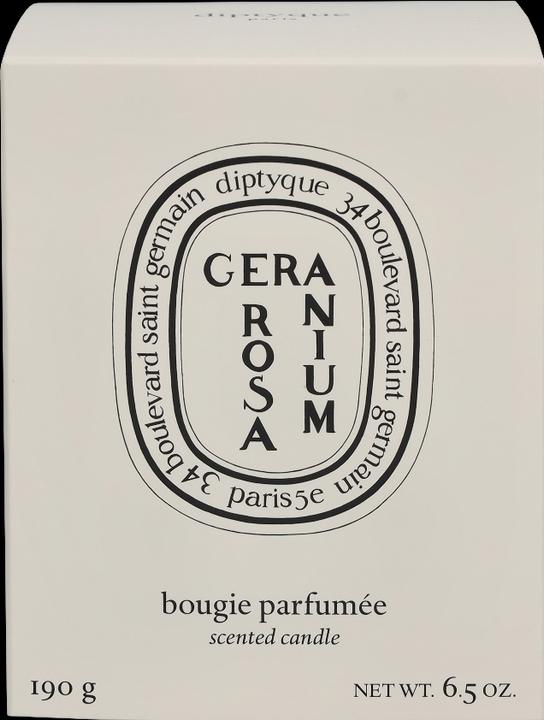Actual product image Diptyque Scented candle in a jar Geranium Pink (190 g)