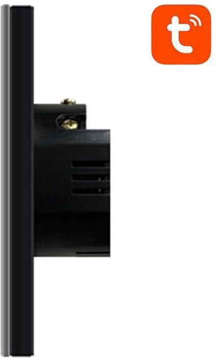 Immagine prodotto Avatto Interruttore luminoso intelligente WiFi UE-T02-EU-B1 a 1 via TUYA (nero)