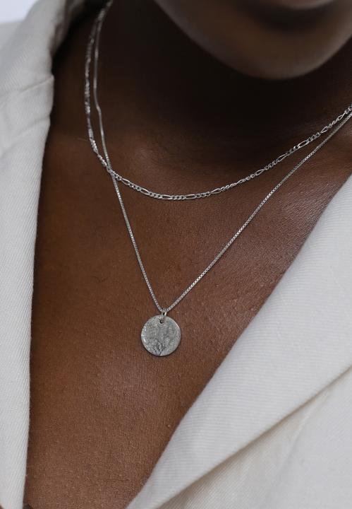 Produktbild Elli Layer Look Plättchen Anhänger (925 Silber, 40 - 50 cm)