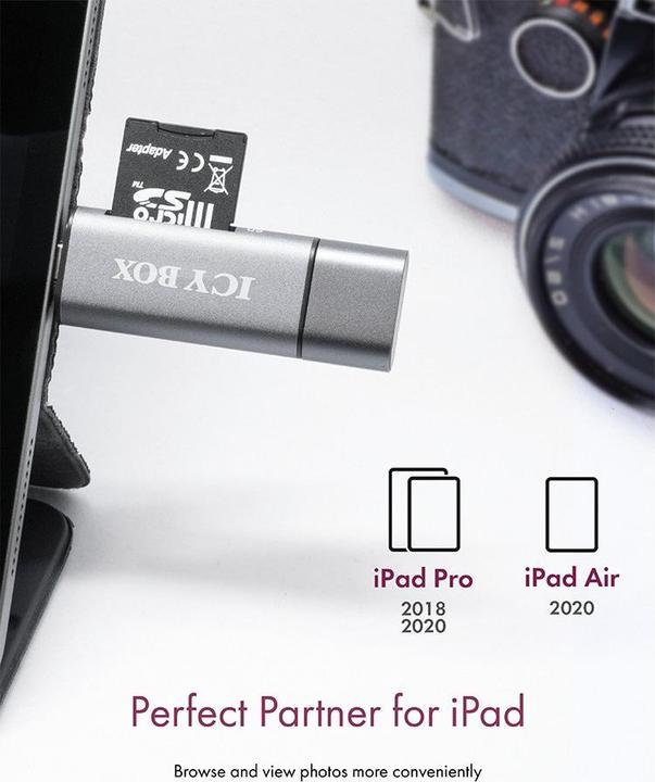 Image du produit Icy Box Ib-Cr200-C (USB, USB 2.0 Micro-B)