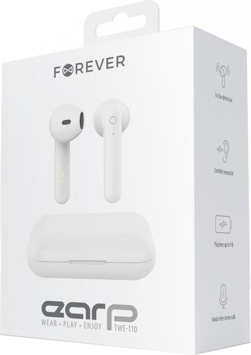 Produktbild Forever Bluetooth-Kopfhörer TWE-110 Earp weiss (Kabellos)