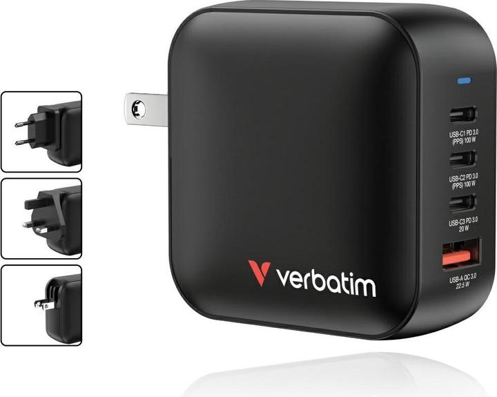 Produktbild Verbatim Mini GaN Ladegerät (100 W)