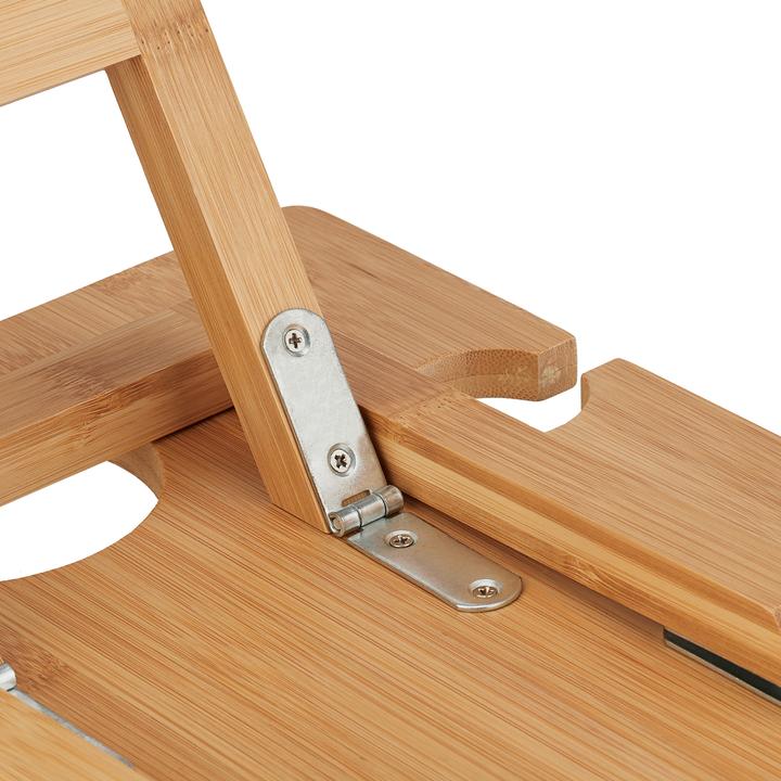 Actual product image Relaxdays Picnic wine table (Wine bottle holder)