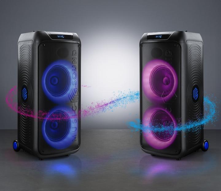 Immagine prodotto Music Sound Sound Box Cassa speaker con 110W di potenza e luci RGB (4 h)
