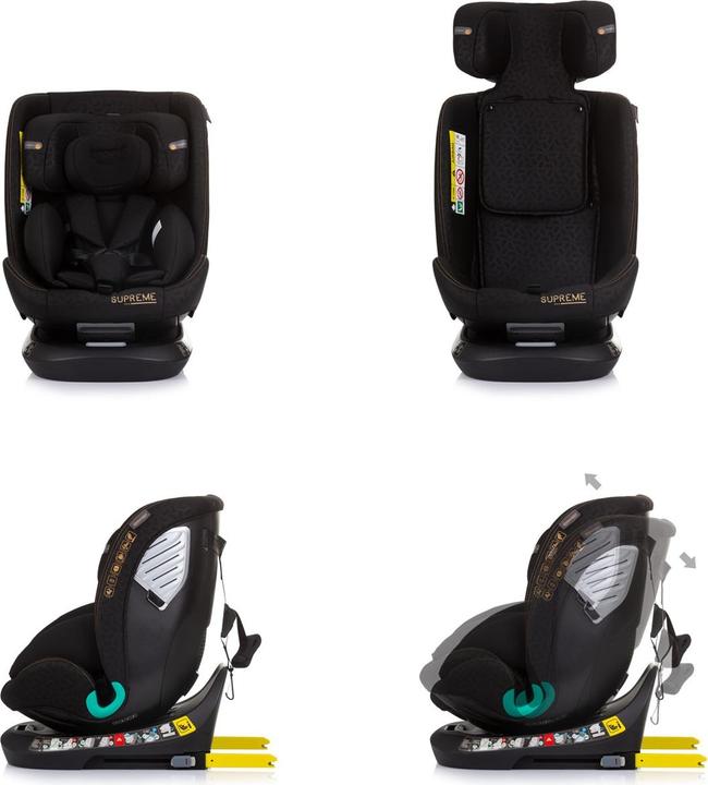 Actual product image Chipolino i-Size Supreme child car seat (Reboarder, ECE R129/i-Size Standard)