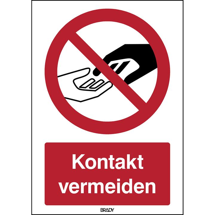 Productafbeelding Brady Veiligheidsteken - Vermijd contact