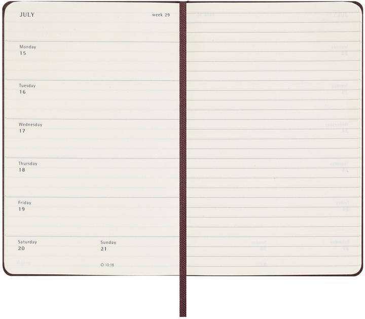 Image du produit Moleskine Classic Planner (A6, Couverture rigide, Anglais)