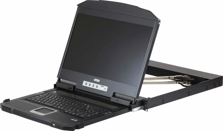 Image du produit Aten CL3800NW ES Console LCD courte double rail 18,5" (USB HDMI DVI VGA) Disposition ES