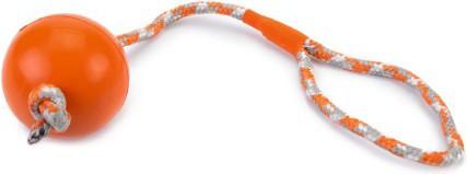 Actual product image Beeztees Bz Rubber Ball No3+Cord Oran 3 (Ball toy dog)