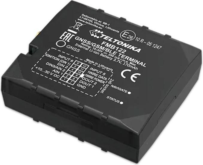 Actual product image Teltonika FMB122 - DUAL-SIM Tracker with external GNSS Antenna