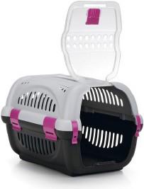 Immagine prodotto Beeztees Bz Travel Box Rhino Grigio/Rosa 51 (Cane, Pieghevole, Riflettori)