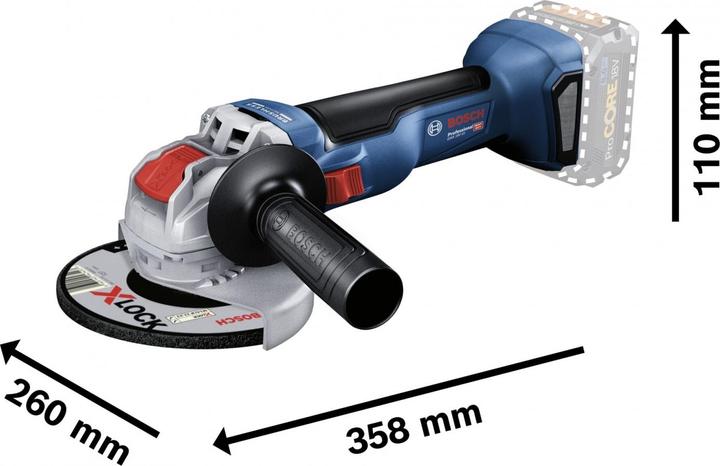 Produktbild Bosch Professional GWX 18V-10 (125 mm)