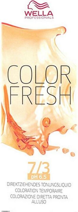 Actual product image Wella Color Fresh (7/3 medium blonde gold)
