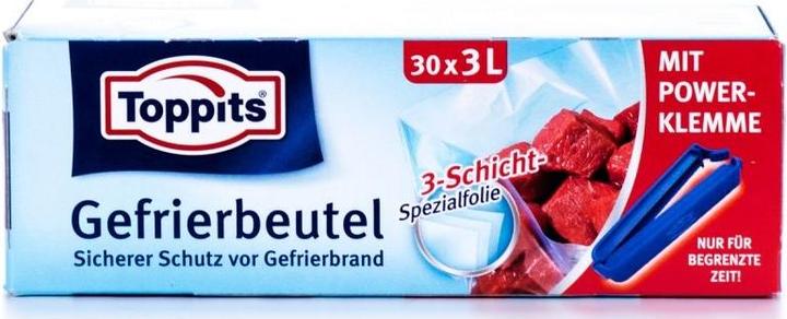 Actual product image Toppits Freezer bag (30 x)
