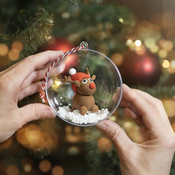 Produktbild Creativ Company Bastelset Weihnachtskugeln Modellieren