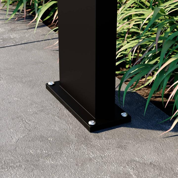 Produktbild Lucande Silvan LED Solcelle Garten Leuchte H100 w/Sensor Graphite (200 lm, IP54)