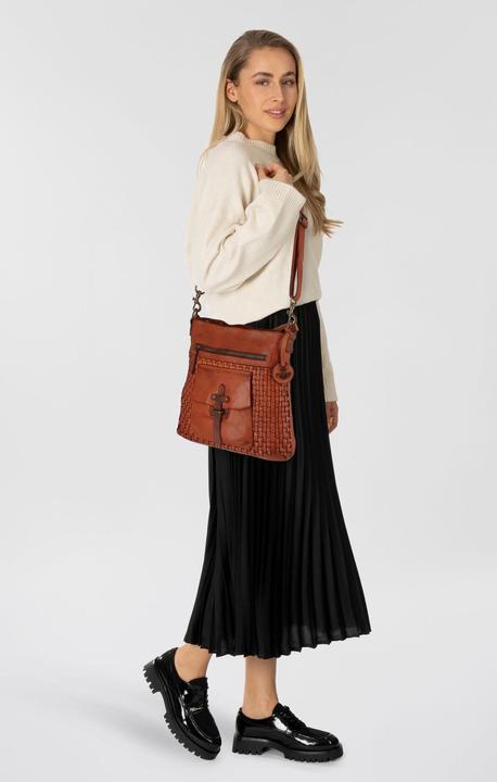 Actual product image Harbour 2nd Urban Poets Schultertasche Leder 33 cm