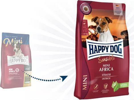 Produktbild Happy Dog Sensible Mini Africa (Adult, 1 Stk., 4000 g)