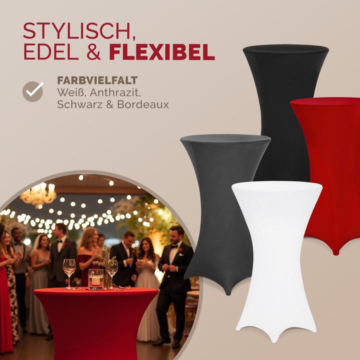 Produktbild Detex 2x Stehtischhussen (60 x 120 cm)