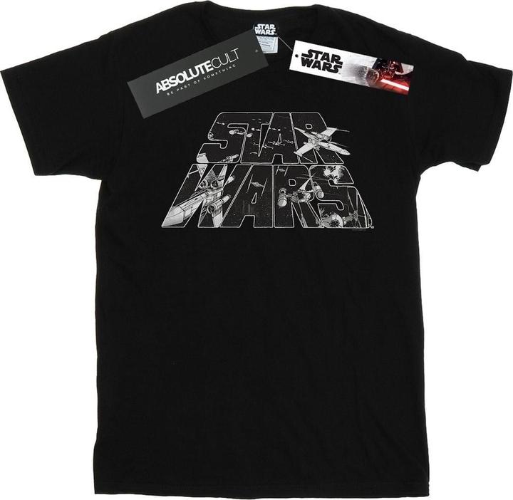 Star Wars Logo Space Sketch TShirt