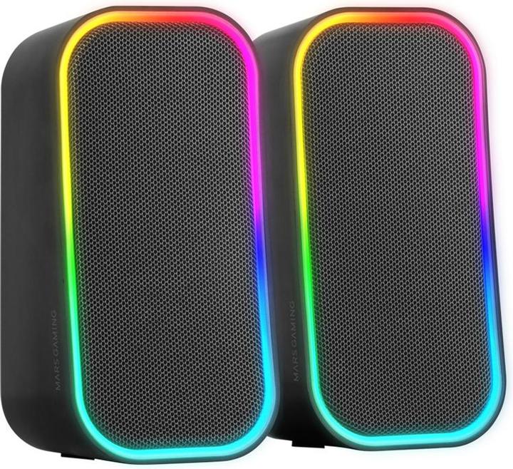 Image du produit Mars Gaming Enceintes Bluetooth MS-OM RGB (Noir)