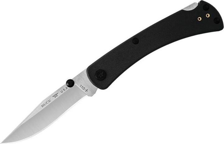 Immagine prodotto Buck 110 SLIM PRO TRX, nero, acciaio S30V, inossidabile, Back Lock, manico G10, clip da tasca Tip Up (9.50 cm)
