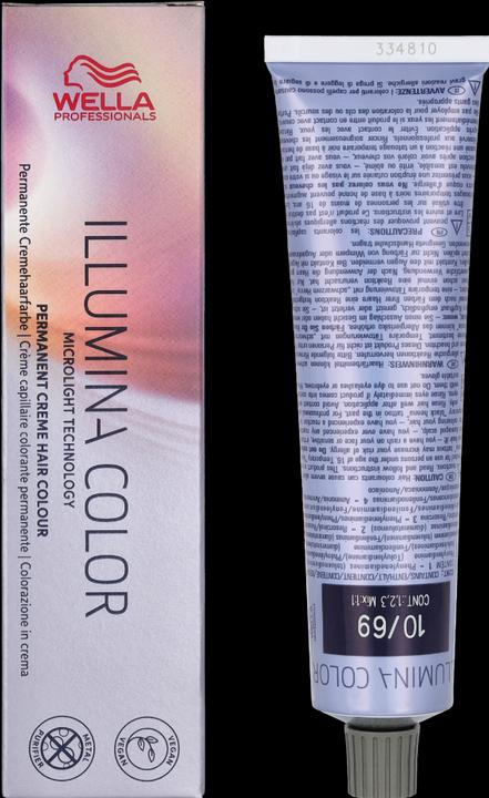 Actual product image Wella Illumina Color (10/69 Light blonde Purple Cendré)