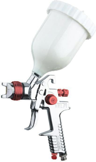 Adler Spritzpistole HVLP 1,4 mm + 1,7 mm + 2,0 mm