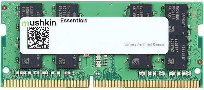 Produktbild Mushkin DDR4 - 32 GB -3200 - CL - 22 - Single RAM, Essentials (MES4S320NF32G) (1 x 32GB, 3200 MHz, DDR4-RAM, SO-DIMM)