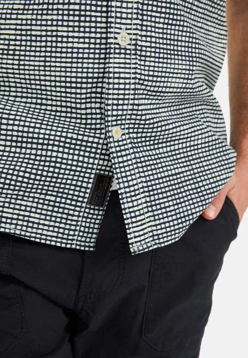 Actual product image Camel Active Kariertes Kurzarmhemd aus Baumwolle (M)
