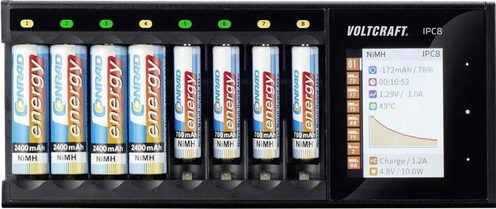 Produktbild Voltcraft IPC-8 (10440, 14500, AA, AAA, Ladegerät ohne Akku)