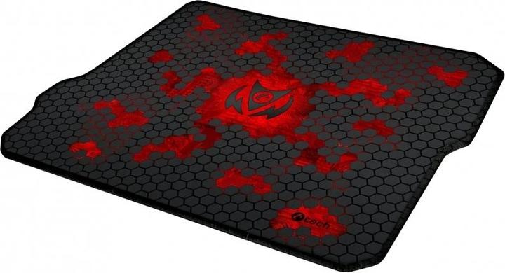 Actual product image C-Tech Anthea Cyber Gaming mouse pad Black, Red (M)